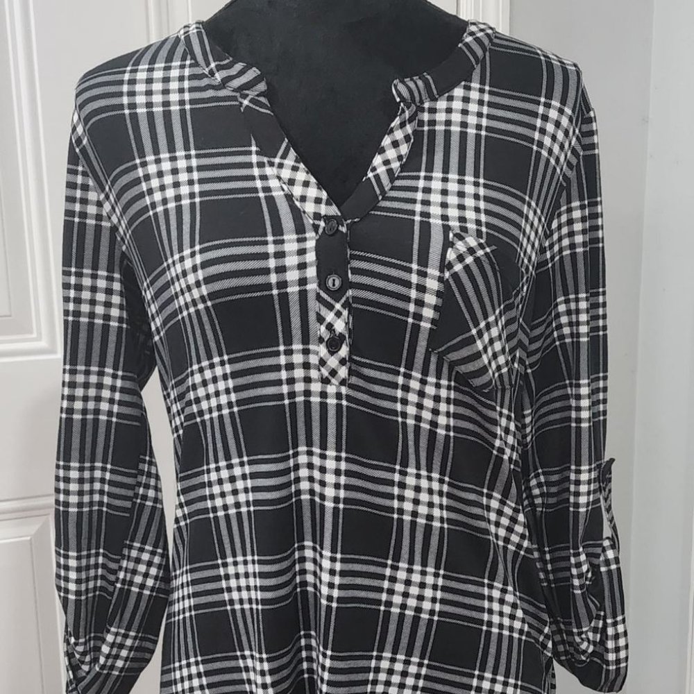 Nadine West - DNA Couture - Black and White Top - Large